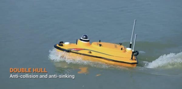 Hydrographic Survey Boat Bathymetric Survey Unmanned Survey Boat Usv Hull With Single Beam Sonar  CHC APACHE 3 Pro