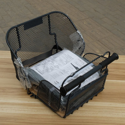 All Seasons Applicable Simple Style Rear Child Bike Seat with Handle and Belt