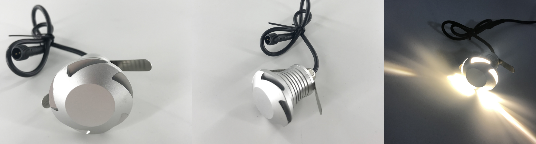 Светодиодный подземный светильник IP67 12-24V Низкое напряжение Алюминиевый светодиодный погребенный свет Внешние светодиодные светильники