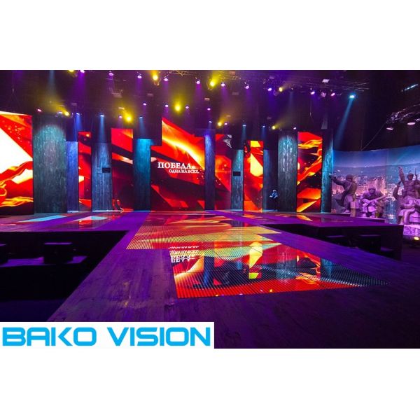 Dual Purpose Floor Indoor Rental LED Display P3.91 For Wedding / Night Club