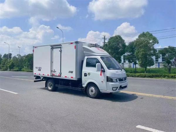 Small Dongfeng Refrigerator Truck Container Type 2 Ton 3ton Refrigerated Truck for Sale