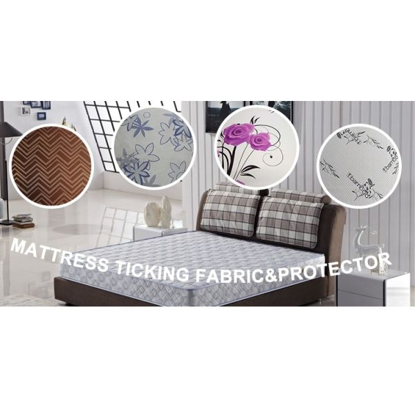 SGS White Cotton Jacquard Fabric Waterproof Polyester Double Knit Fabric