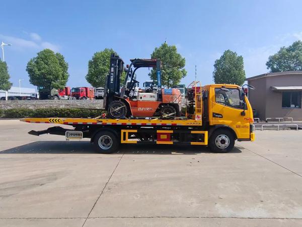 JAC 4x2 Towing Trucks Wrecker Truck Loading 8-ton Forklift Road-block Removal Truck