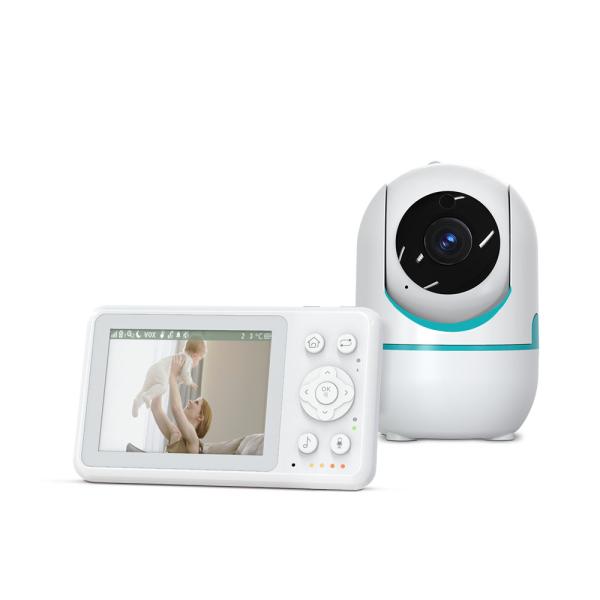 3.2 Inch No WiFi Baby Monitor with 360 Pan Tilt Camera and Night Vision