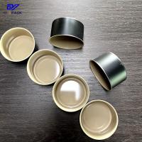 Contenant rond pour emballage de cigarettes, fabriqué en usine 50g 80g 100g volume avec couvercle ((Y))
