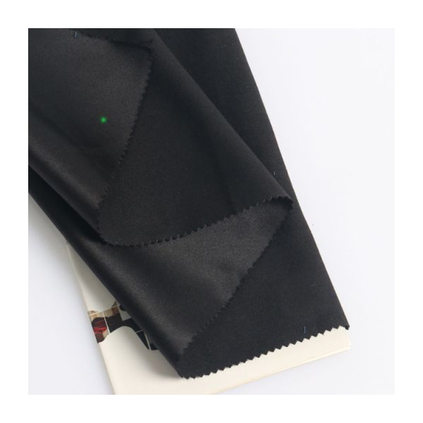 100% recycled polyester spun microfiber peach skin satin fabric  for jacket fabric and children fabric water proof wind proof