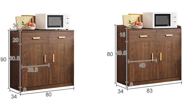 Gabinete de la habitación del MDF del grado E1