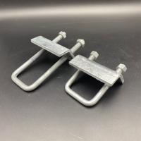 ss304 ss316 3/8'' Nuts Square Head Steel Plate U Bolt Beam Clamps
