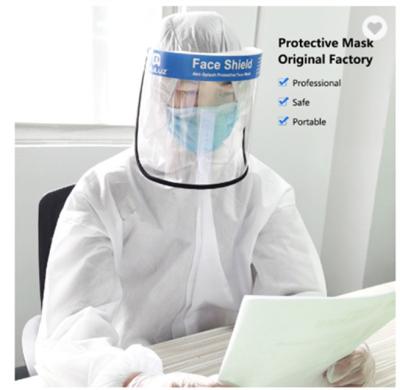 Medical Disposable Face Shield Clear Face Shield With CE FDA 38X22.5cm
