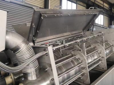 Imprensa de parafuso Volute do filtro para águas residuais de secagem do equipamento da lama