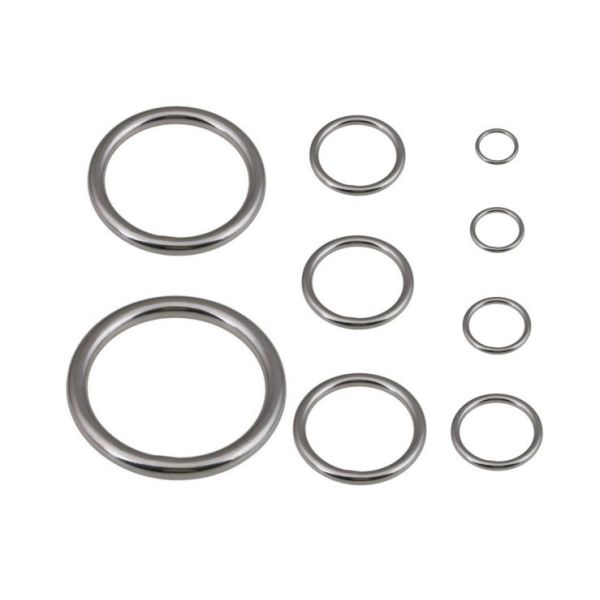 Stainless Steel Welded Round O Ring 25mm with Light Package Gross Weight 0.018kg
