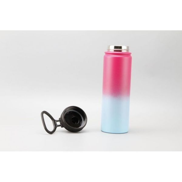 Insulated Water Bottle 12 Oz Double Wall Thermos 700ml Stainless Steel 16-Hour Cold Retention Leakproof Kids Girls Water Bottle For School