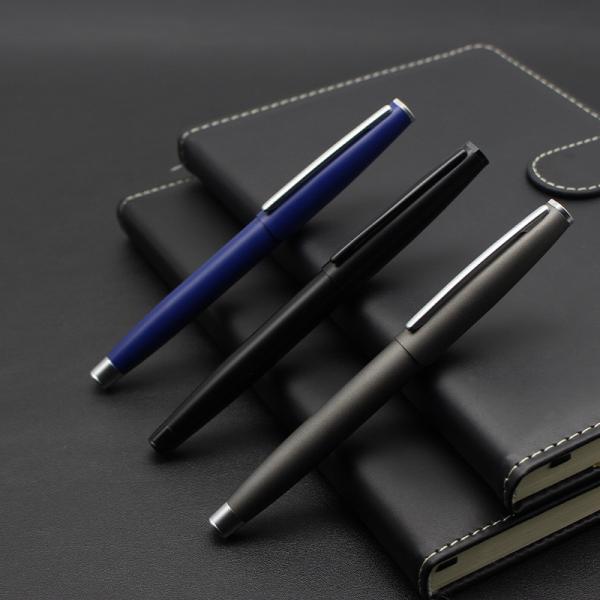 Matte Business Gift Roller Ball Pen 0.5mm Signature Pen Metal Gel Pen Custom Logo