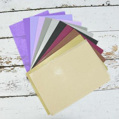 Azul-céu multicoloridos translúcidos anticolisão do papel de envolvimento A4
