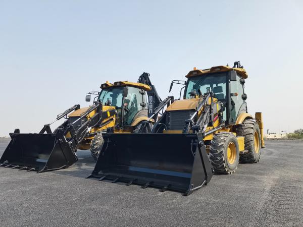 Wheeled Excavator Loader Shanmon 388h 4X4 2500kg Compact Backhoe Loader