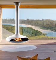 800mm Indoor Wood Burning Stove Decorative Suspension Fireplace wear resisting