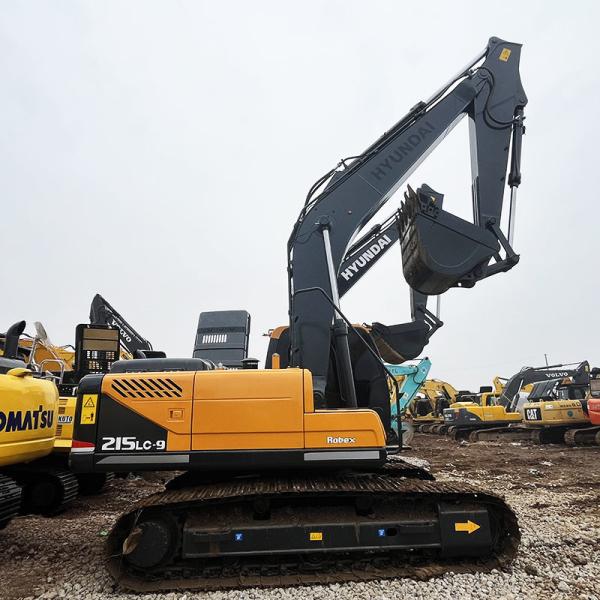 215 Backhoe 21Ton  Used Hyundai Excavator 2nd Machine Used For Digging Heavy Digger