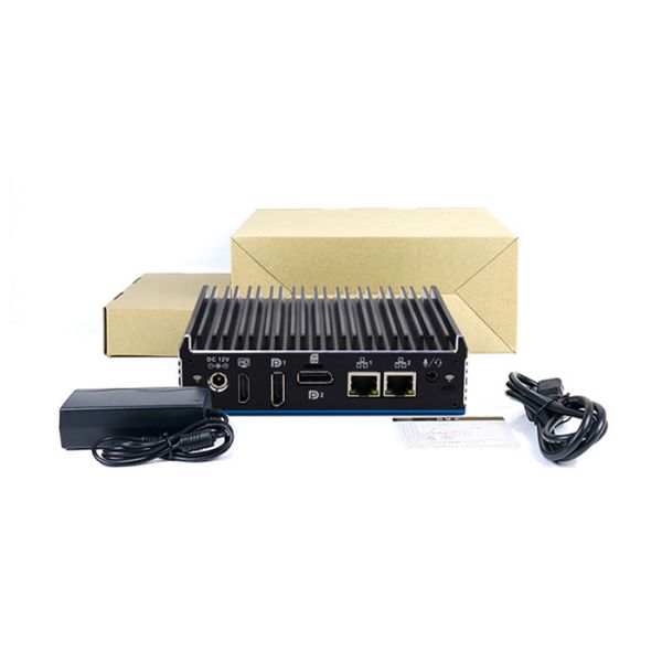 Компьютер Intel J4125 NUC ПК CCC 4096x2160 Fanless мини промышленный мини