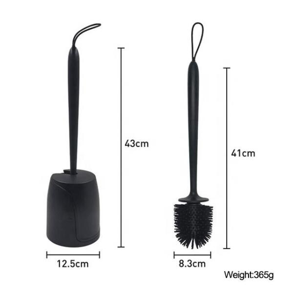 Escova amigável da bacia de toalete do silicone de Eco 53*12.6cm em volta de Flex Bathroom Magic