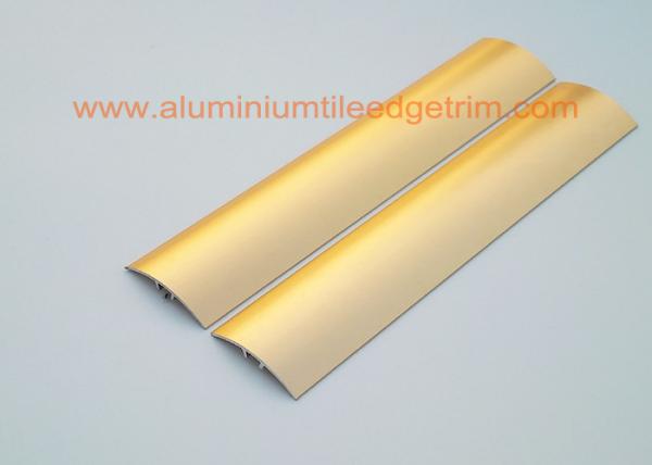 Sand Gold Metal Aluminium Floor Trim For Doorway Threshold , Floor Tile Edging