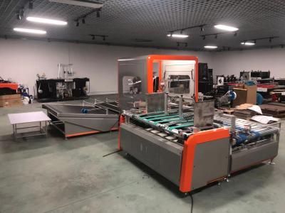alimentação automática da máquina de Gluer do dobrador da caixa de papel de 1300mm×1050mm