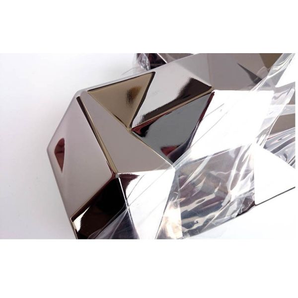 New metal diamond fashion clutch bag dinner diagonal portable shoulder bag woman packet will