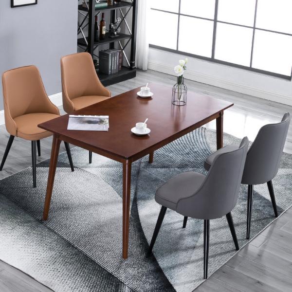 Leather Seater Chrome Metal Leg Modern Leisure Chair