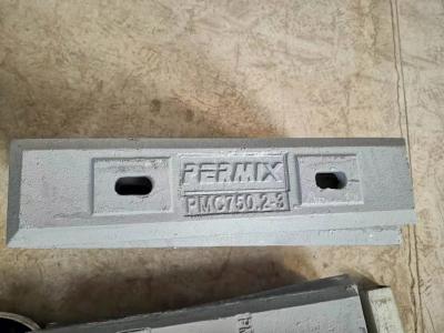 15kw Refractory Pan Mixer PMC330 Precast 330L Output Capacity Orange Color