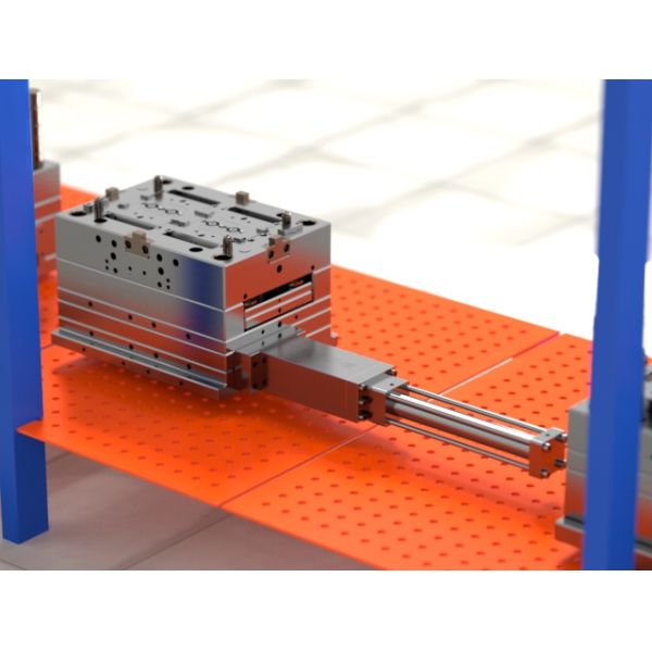 OEM / ODM ： Multi Cavity Injection Mold & On-board Universal Joint Lock Nut (1*4) No.23915-B