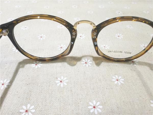 80031-C2 Tortoiseshell Color Acetate Temple TR90 Material Optical Eyeglasses frame