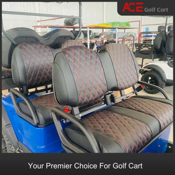 40km/H Top Speed Carbon Steel Luxury Golf Cart Four Wheel Disc Brake