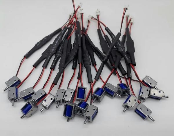OEM/ODM 対応 DC電源電磁管 0415-2 5V 6V 12V 24V 3mm ストローク ミニプッシュプル電磁石