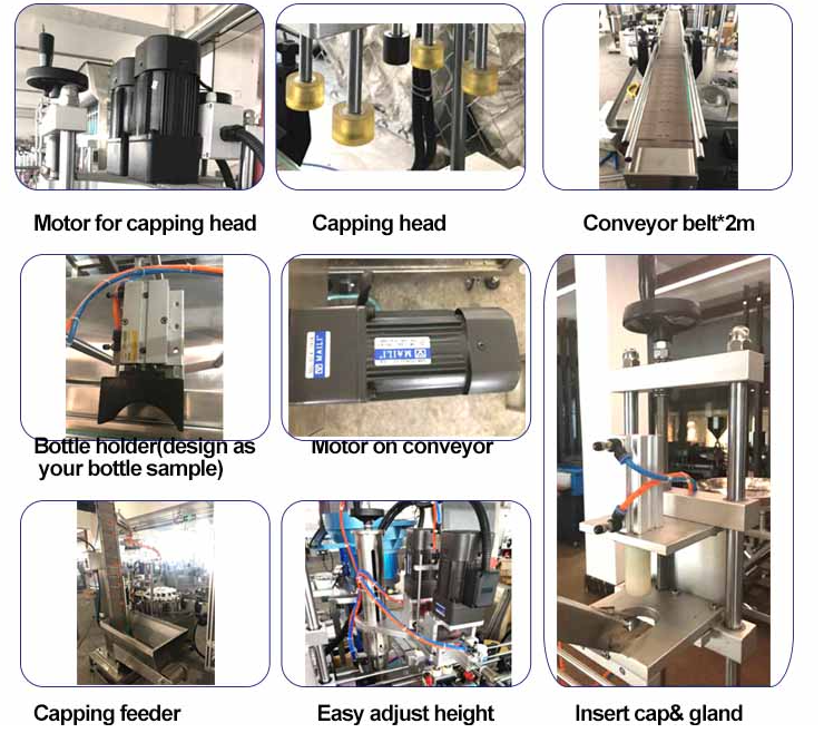 Fully automatic aluminum cap screwing machine