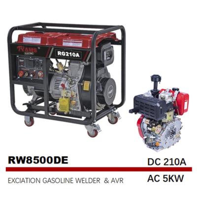 motor de 210A 192F - soldador elétrico conduzido Generator do começo da excitação da máquina de solda