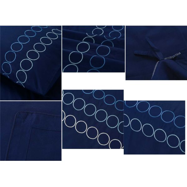 100% Cotton Embroidered Modern Bedding Sets 4Pcs Double Size Bedding Sets