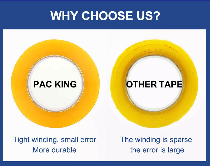Durable Bopp Packing Tape Colored Adhesive BOPP Tape With Strong Adhesion