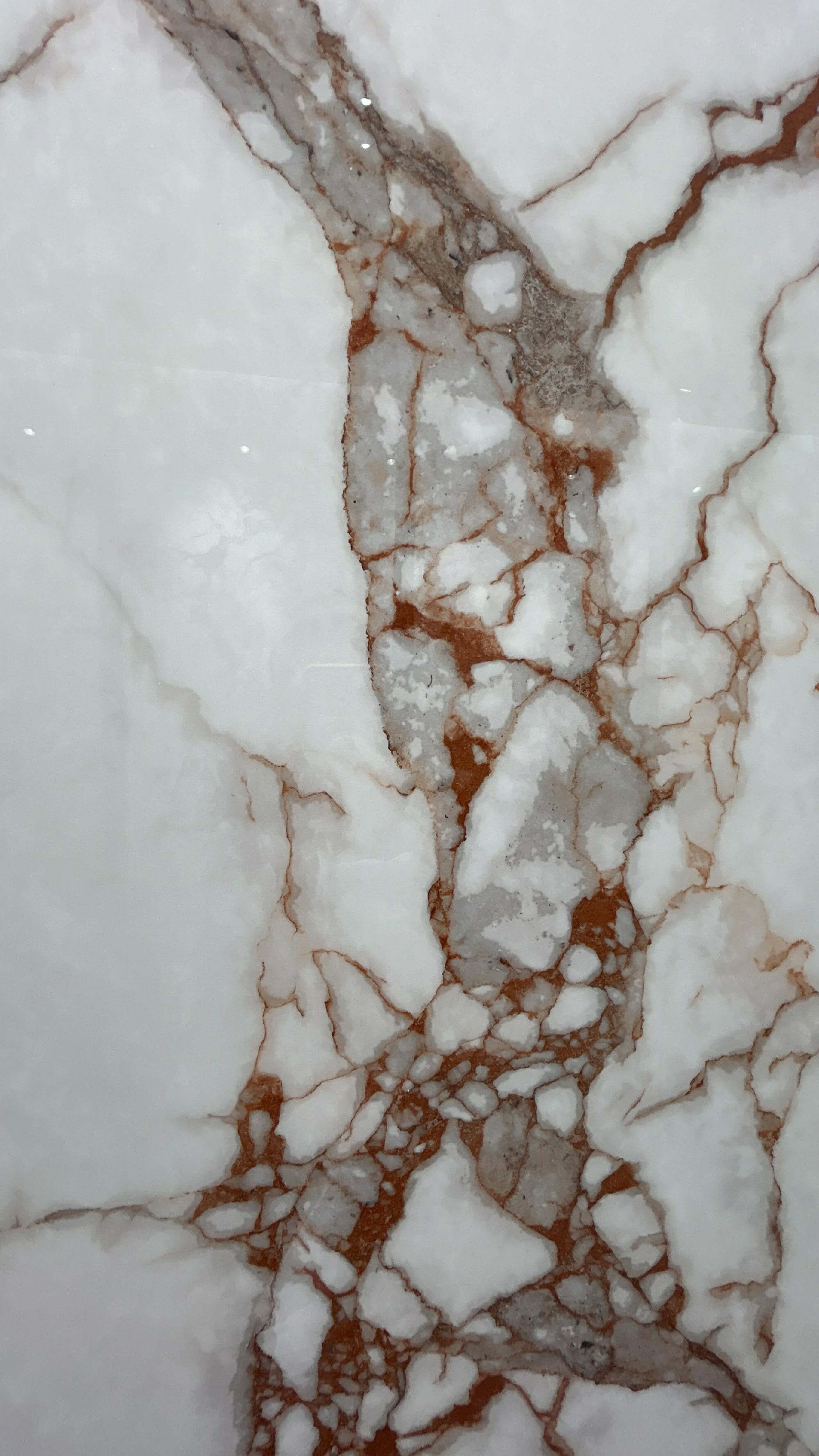 White and Yellow Wear-resistant and Elegant 800x3600x12mm Polished Sintered Stone Slab AAA Grade for Bedroom