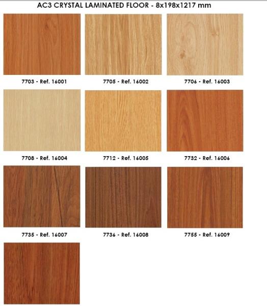 waterproof 8mm laminate wood flooring from Foshan factory