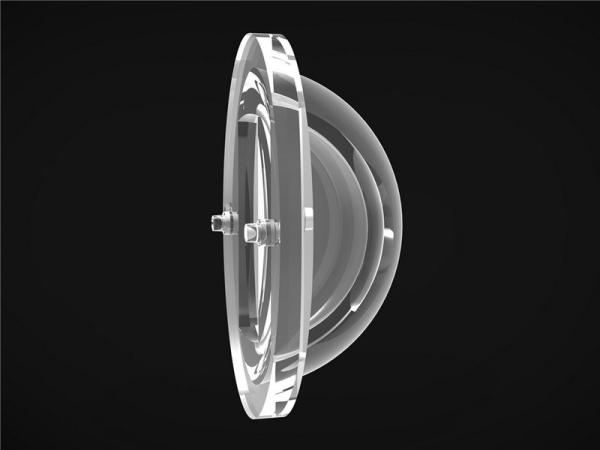 High Brightness LED Optics Lenses For Windowsill Lens Geometric Surface