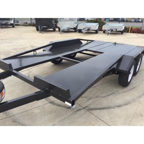 Custom 14 x 6.3ft Tandem Car Carrier Trailer / Car Hauler Trailer For Transporting Cars