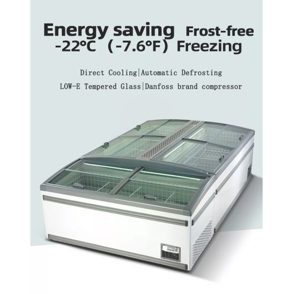 Universal Wheel And LED Interior Light Integrated Brushed Silver Fridge Freezer