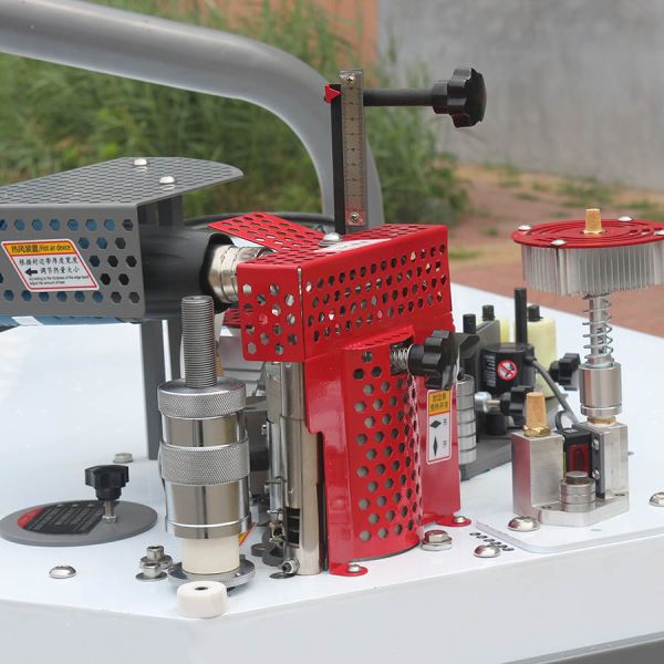 Melamine Plywood Curve Woodworking Edge Bander 6KW Rocker Arm Manual 400W