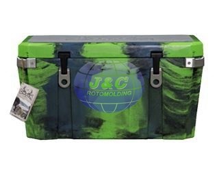 Camo Color Rotational Molded Cooler , Rotary Plastic Moulding Insulated Boxes