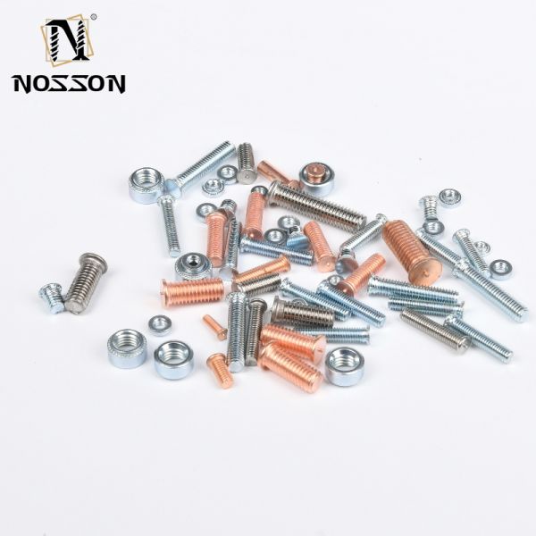 Industry Silver Finish M3 M4 M5 M6 M8 M10 Capacitor Discharge Carbon Steel Solder Point Nail Bolt Copper Plated Spot Welding Screw
