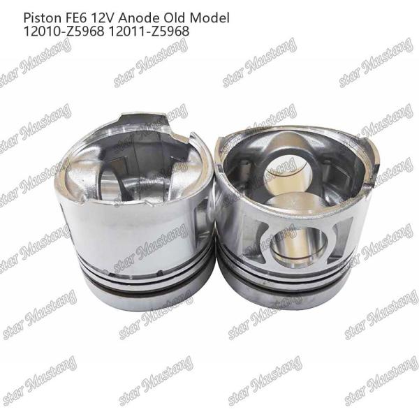 FE6 Motor pistão 12 válvulas 12010-Z5968 12011-Z5968 Para peças sobressalentes do motor Nissan