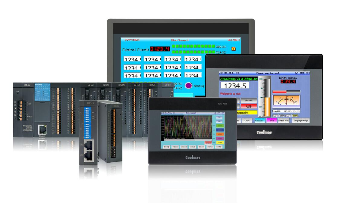 PLC все 7w HMI в одном 12 цифровом входном сигнале 408MHz для машины упаковки