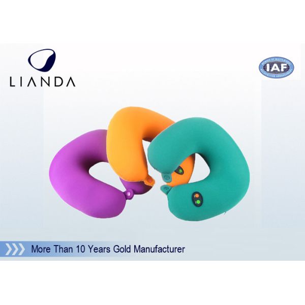 Bamboo Memory Foam Travel Pillow With Neck Support , Memory Foam Cervical Pillow