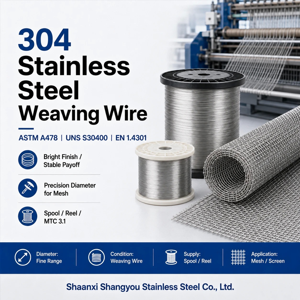 ASTM A313 304 Stainless Steel Spring Wire for Precision Springs
SEO TDK