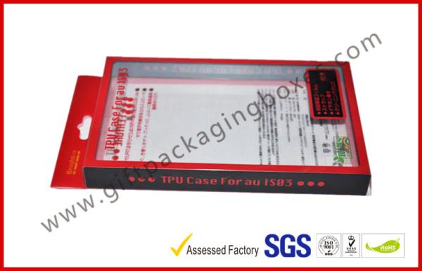 PVC Power Bank Clear Plastic Clamshell Packaging Box with Printing For Iphone Case