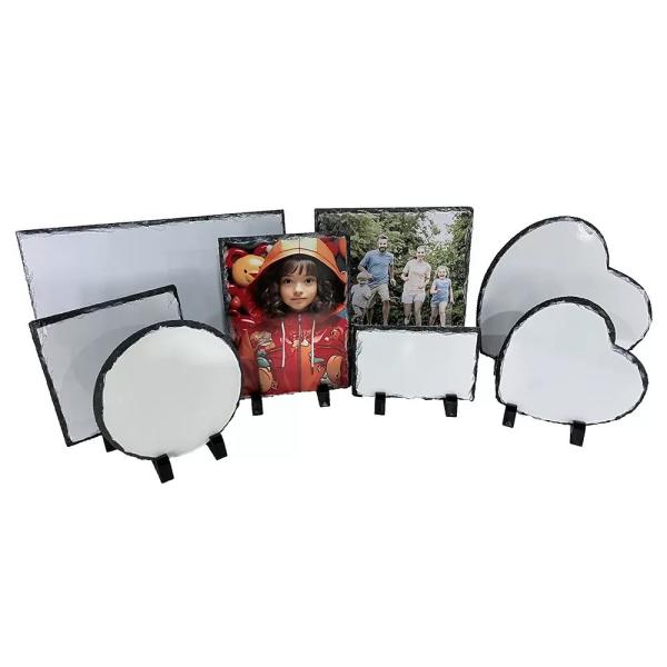 Personalizada Varias de las formas de sublimación de la roca en blanco foto pizarra